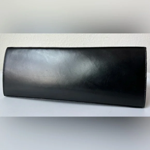 SALVATORE FERRAGAMO Iconic Top Handle Gancini Black Leather Crossbody Bag 212181 - Picture 9 of 16